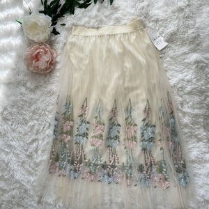 Sadie & Love floral tulle skirt